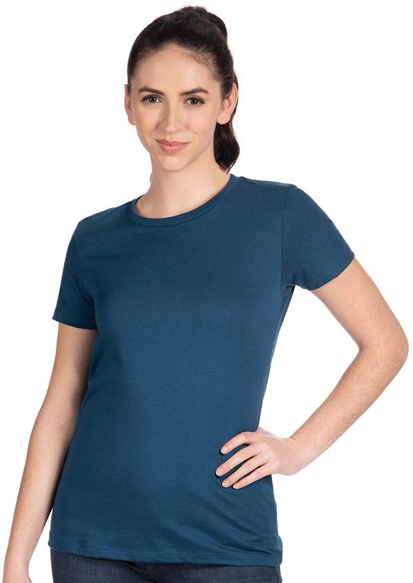 An image of a Custom Next Level Womens Cotton Short Sleeve Boyfriend Crew!