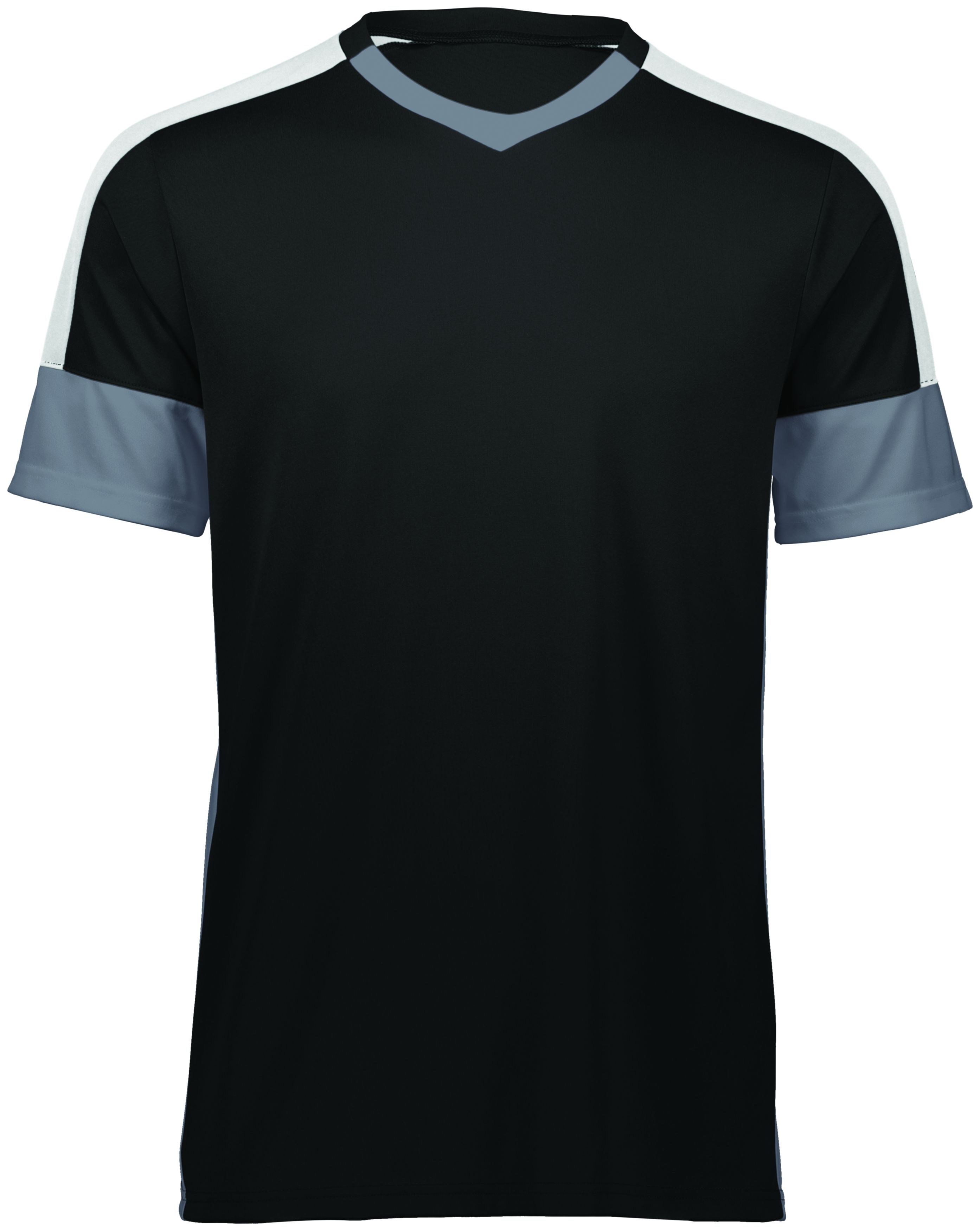 High Five Youth Wembley Soccer Jersey in Black/Graphite/White