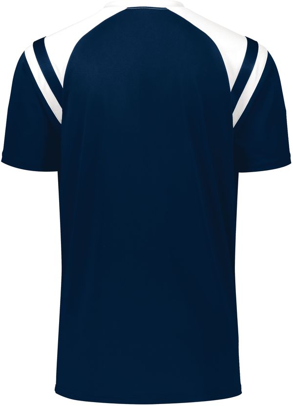 Am image of a Custom High Five Youth Sheffield Jersey in Navy/White!