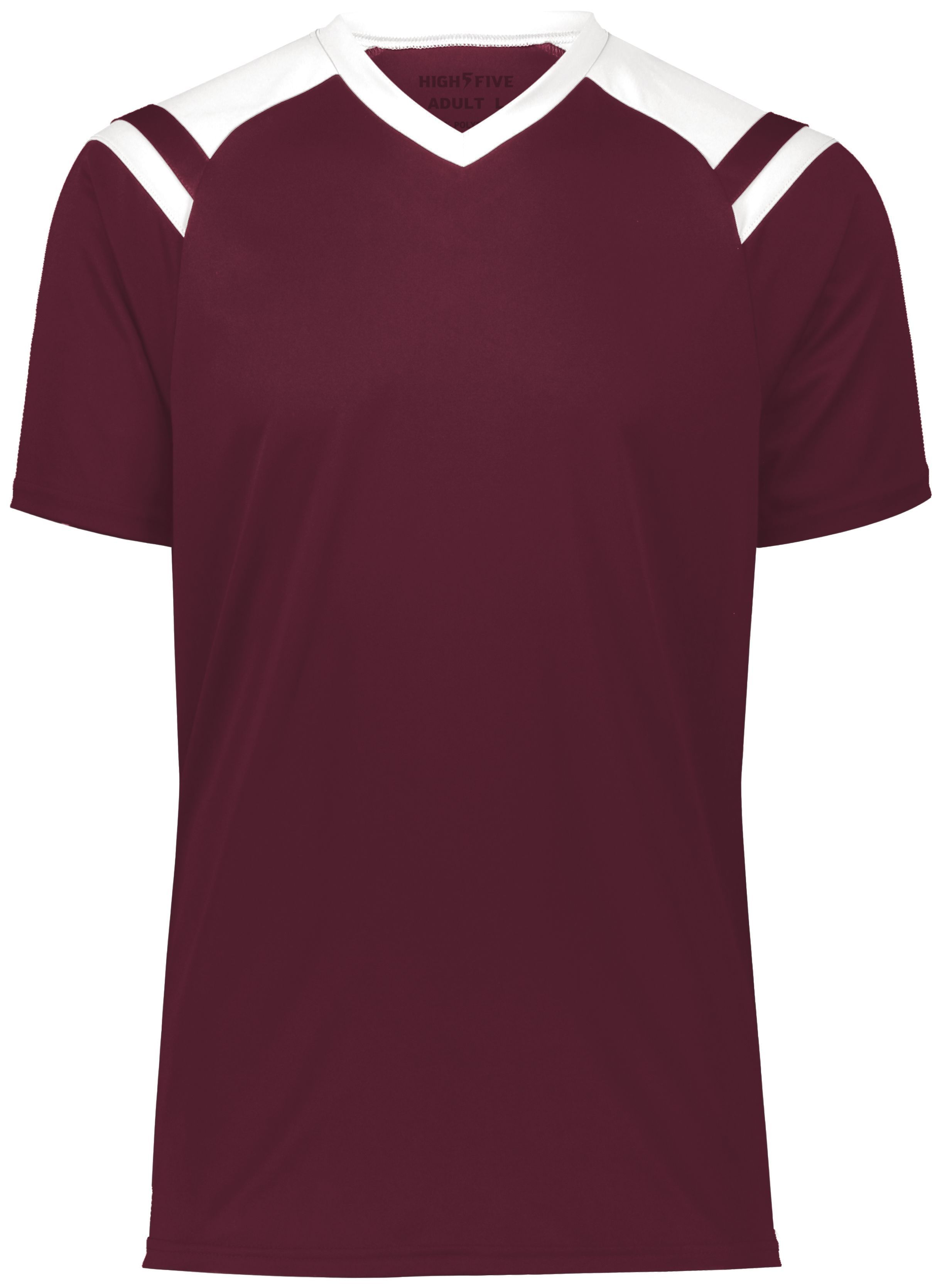 High Five Youth Sheffield Jersey in Maroon/White