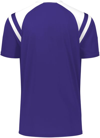 Am image of a Custom High Five Sheffield Jersey in Purple/White!