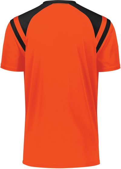 Am image of a Custom High Five Sheffield Jersey in Electric Orange/Black!