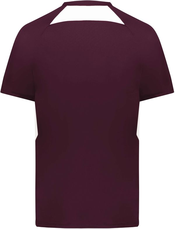 Am image of a Custom High Five Hawk Evolution Soccer Jersey in Maroon/White!