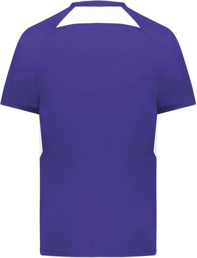 Am image of a Custom High Five Hawk Evolution Soccer Jersey in Purple/White!