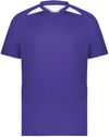 Am image of a Custom High Five Hawk Evolution Soccer Jersey in Purple/White!