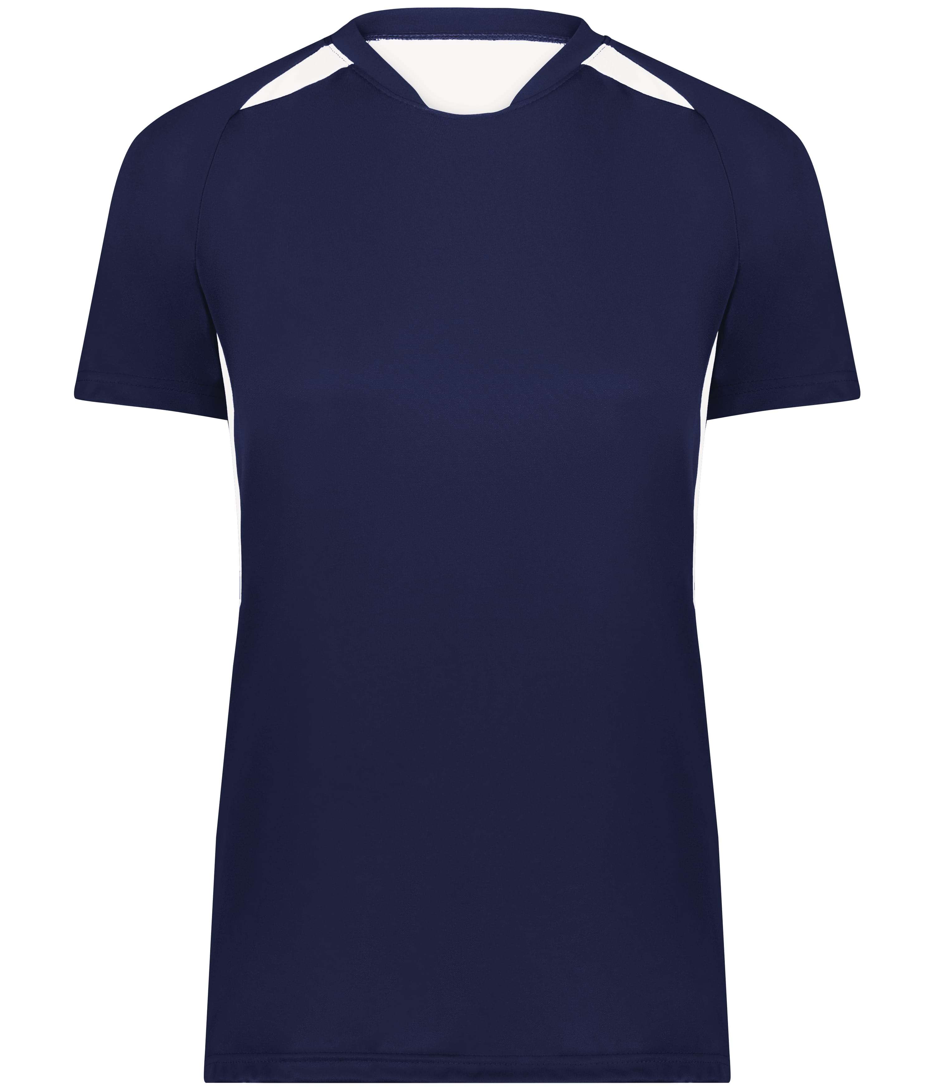 High Five Ladies Hawk Evolution Soccer Jersey in Navy/White
