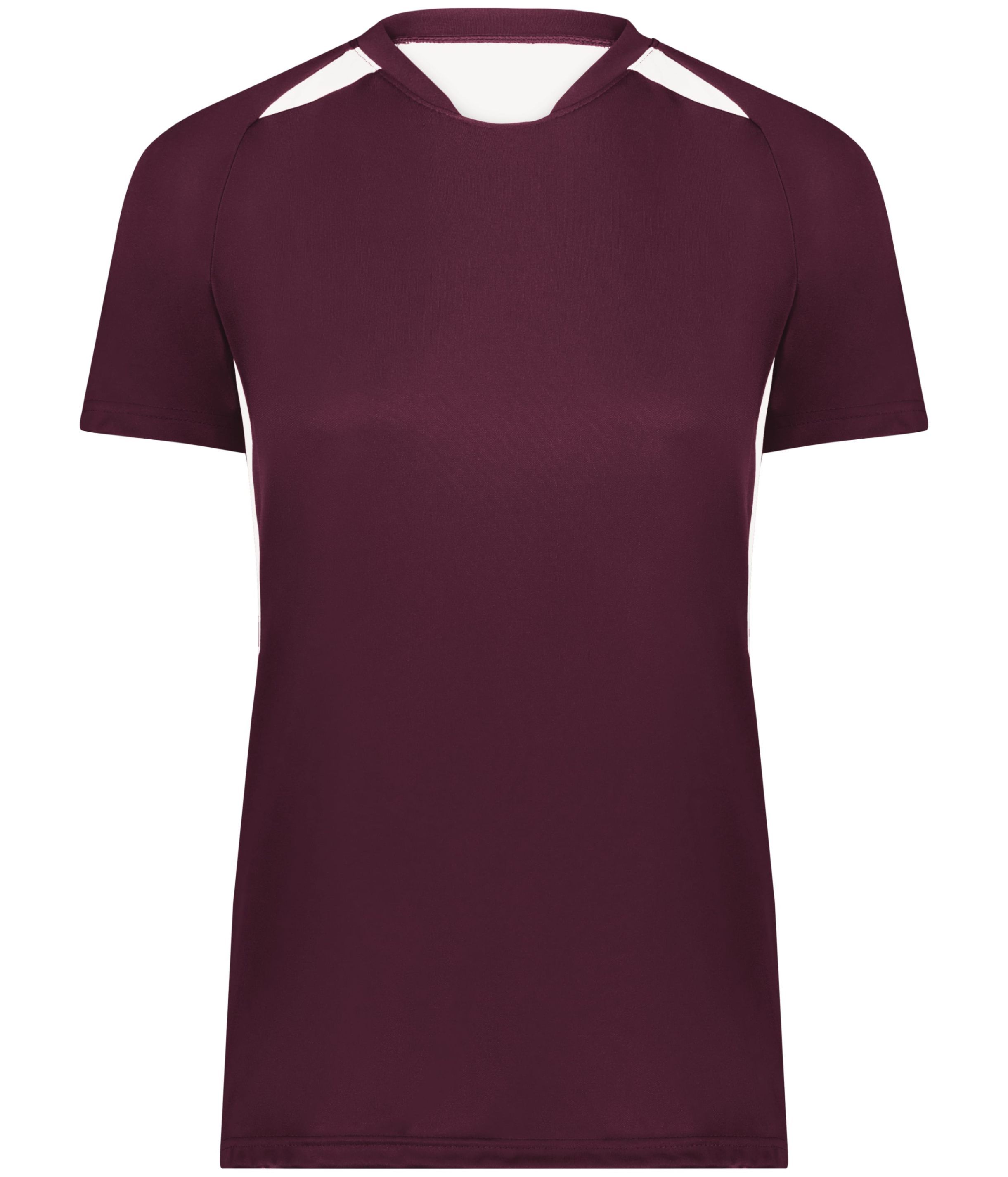 High Five Ladies Hawk Evolution Soccer Jersey in Maroon/White