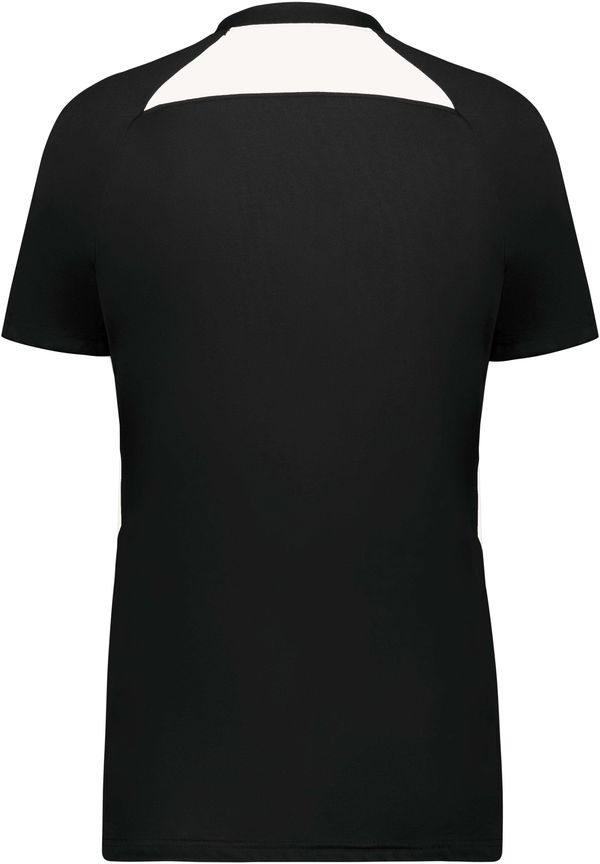 Am image of a Custom High Five Ladies Hawk Evolution Soccer Jersey in Black/White!