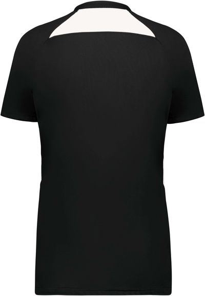 Am image of a Custom High Five Ladies Hawk Evolution Soccer Jersey in Black/White!