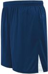 Am image of a Custom High Five Hawk Soccer Shorts in Navy/White!
