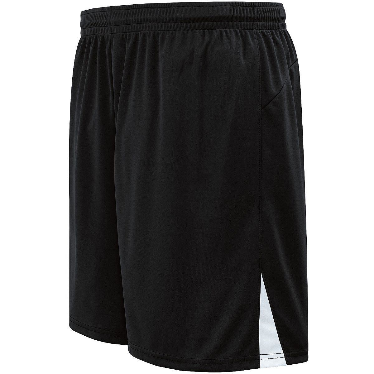 High Five Youth Hawk Soccer Shorts in Black/White