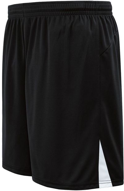 Am image of a Custom High Five Ladies Hawk Soccer Shorts in Black/White!