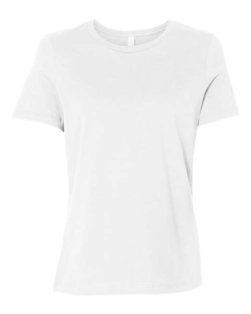 Bella and Canvas Womens Relaxed Jersey Tee in White