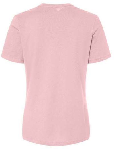 Am image of a Custom Bella and Canvas Womens Relaxed Jersey Tee in Pink!