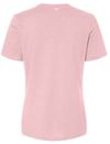 Am image of a Custom Bella and Canvas Womens Relaxed Jersey Tee in Pink!