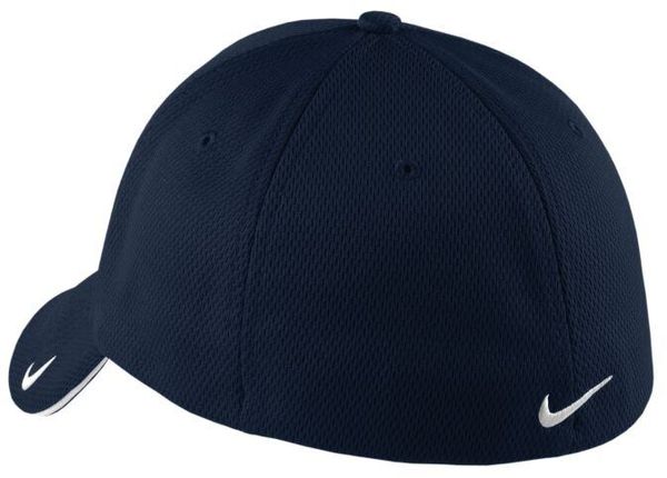 An image of a Custom Nike Dri Fit Mesh Swoosh Flex Sandwich Cap!