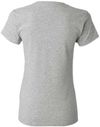 Am image of a Custom Gildan Heavy Cotton Women's Tshirt in Ash!