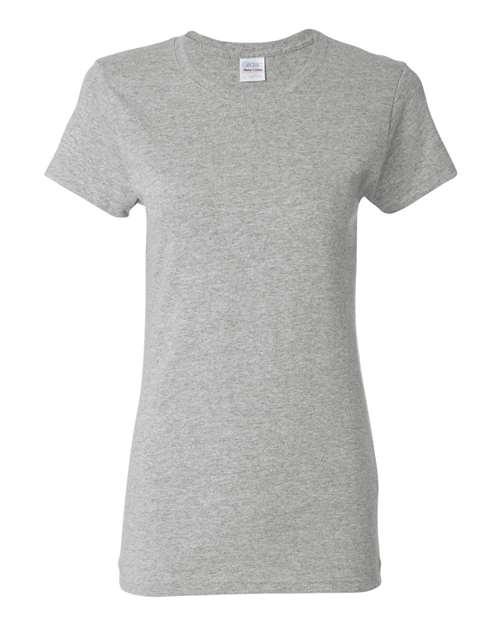 Gildan Heavy Cotton Women's Tshirt in Ash