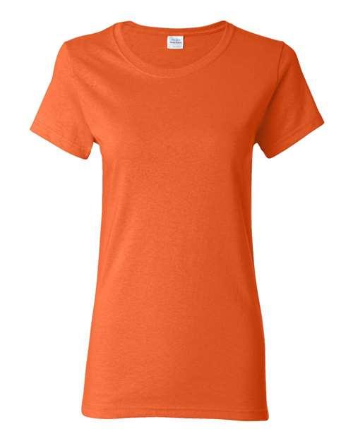 Gildan Heavy Cotton Women's Tshirt in Orange