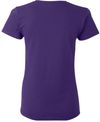 Am image of a Custom Gildan Heavy Cotton Women's Tshirt in Purple!