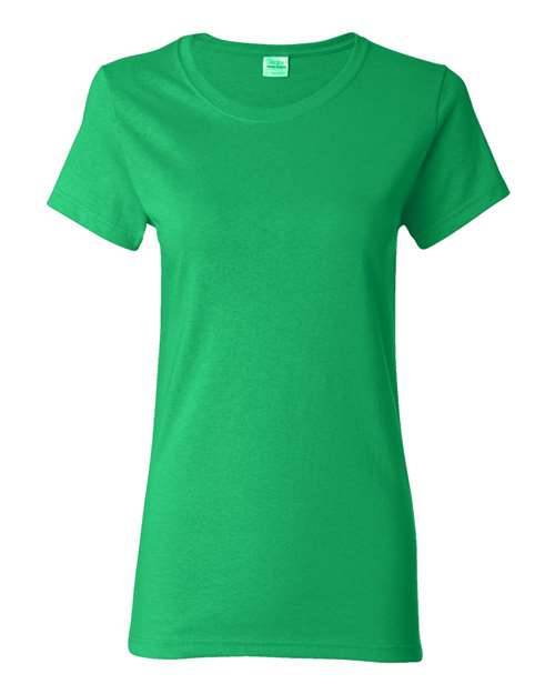 Gildan Heavy Cotton Women's Tshirt in Irish Green