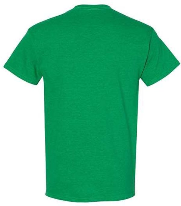 An image of a Custom GILDAN Heavy Cotton TShirt in Antique Irish Green!
