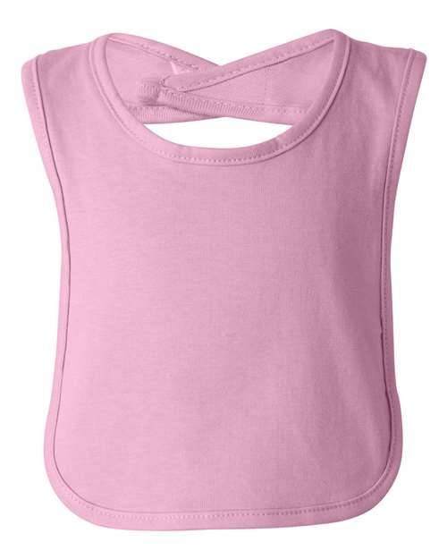 Rabbit Skins Infant Premium Jersey Bib in Pink