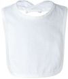 Am image of a Custom Rabbit Skins Infant Premium Jersey Bib in White!