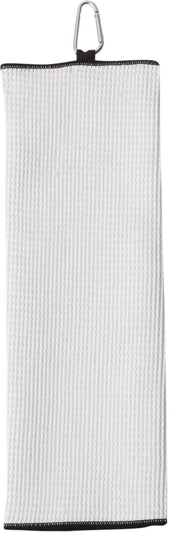 Am image of a Custom Fairway Golf Towel in White!