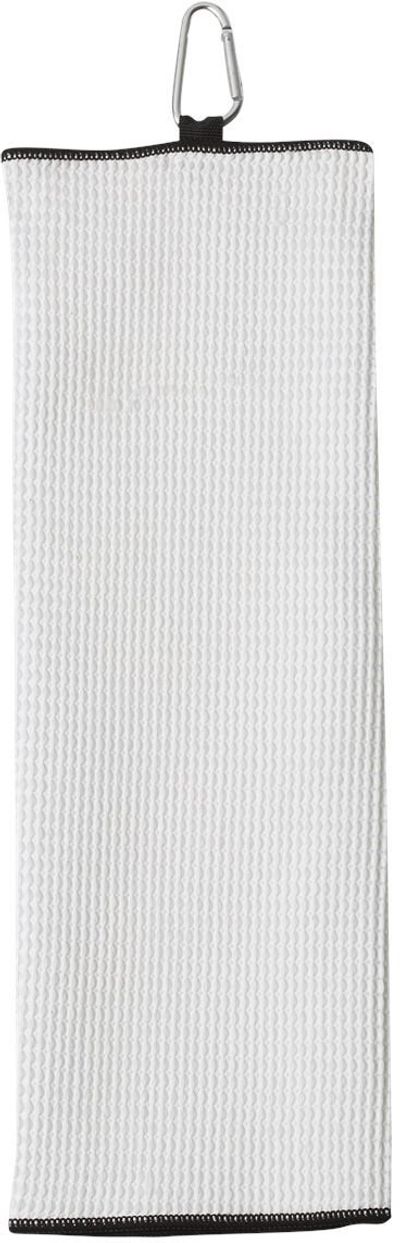 Am image of a Custom Fairway Golf Towel in White!