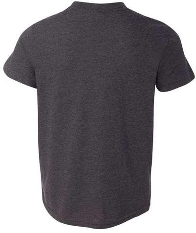 Am image of a Custom Bella and Canvas Youth Unisex Jersey Tee in Dark Grey Heather!