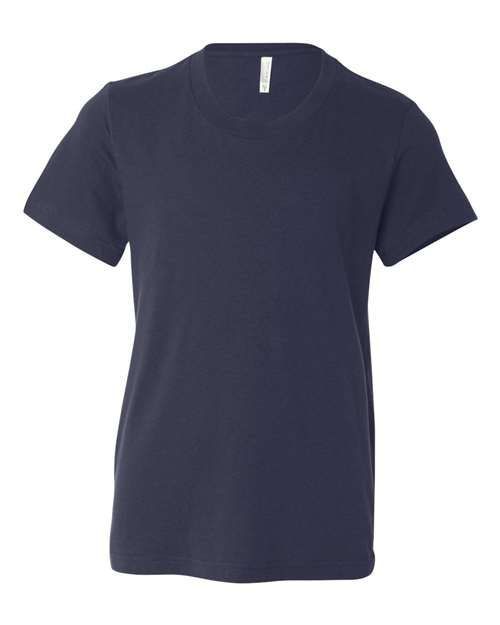 Bella and Canvas Youth Unisex Jersey Tee in Navy