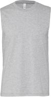 Am image of a Custom Bella and Canvas Unisex Jersey Muscle Tank in Athletic Heather!