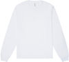 Am image of a Custom Bella and Canvas Unisex Heavyweight Long Sleeve T Shirt in White!