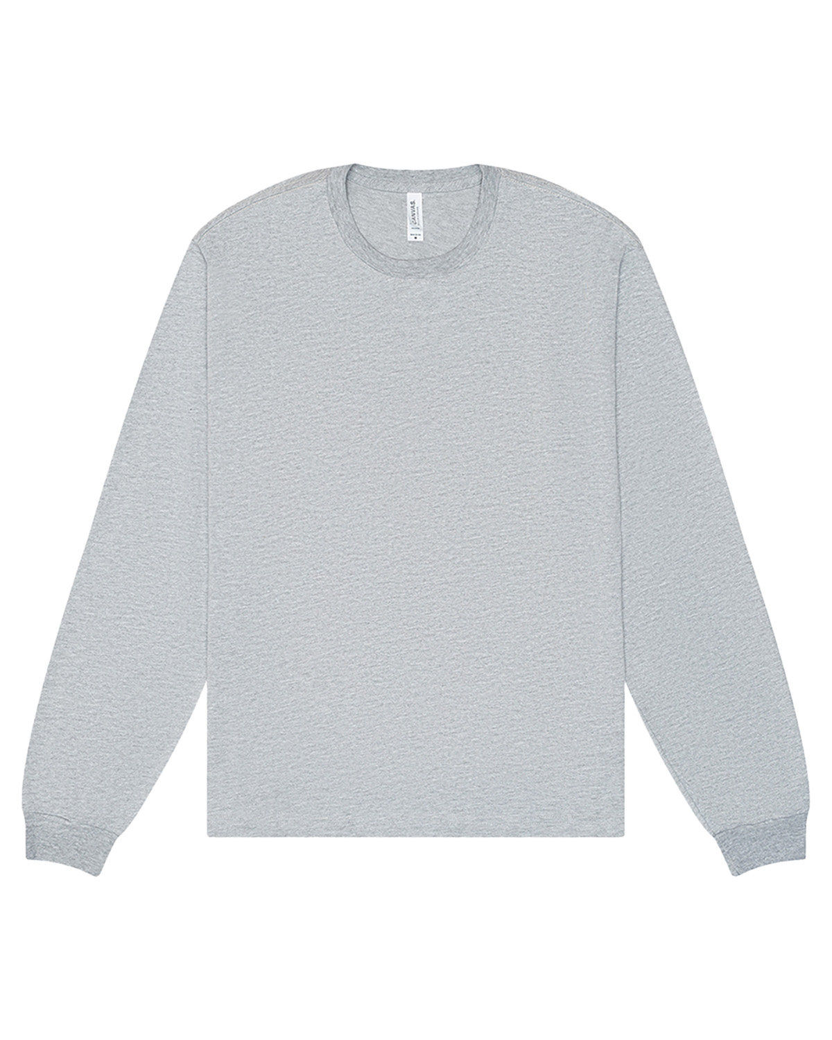 Bella and Canvas Unisex Heavyweight Long Sleeve T Shirt in Athletic Heather