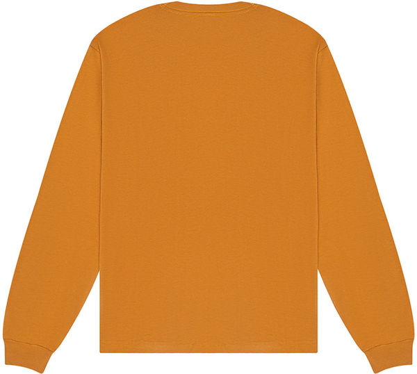 Am image of a Custom Bella and Canvas Unisex Heavyweight Long Sleeve T Shirt in Toast!