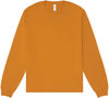 Am image of a Custom Bella and Canvas Unisex Heavyweight Long Sleeve T Shirt in Toast!