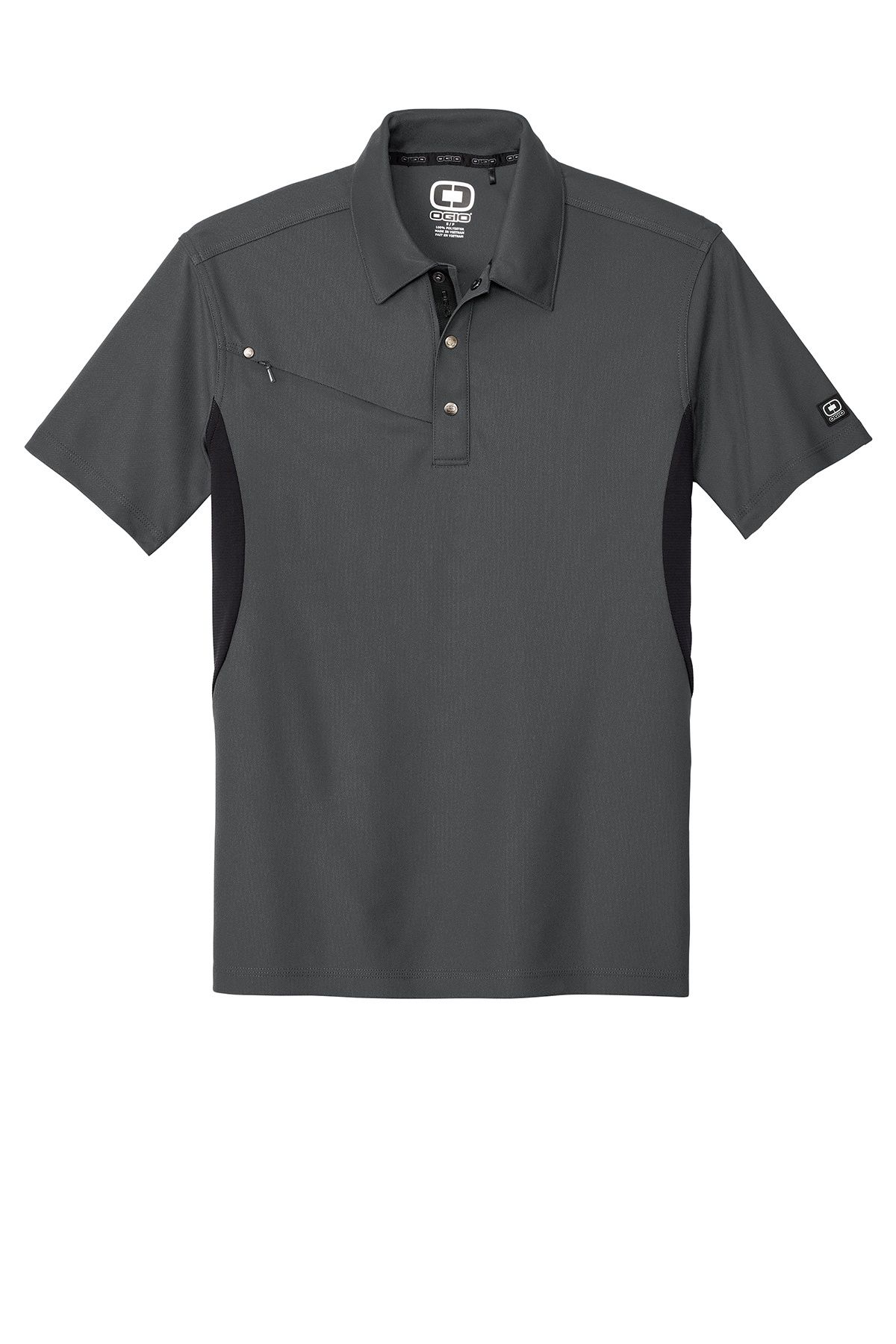 Ogio Accelerator Polo in Diesel Grey/Blacktop