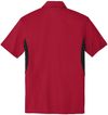 Am image of a Custom Ogio Accelerator Polo in Signal Red/Blacktop!