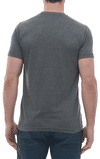 Am image of a Custom M and O Mens Deluxe Blend T Shirt in Heather Charcoal!