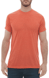 Am image of a Custom M and O Mens Deluxe Blend T Shirt in Heather Orange!