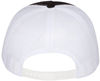 Am image of a Custom Yupoong Five Panel Classic Trucker Cap in Black/White!