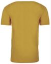 Am image of a Custom Next Level Unisex Cotton TShirt in Antique Gold!