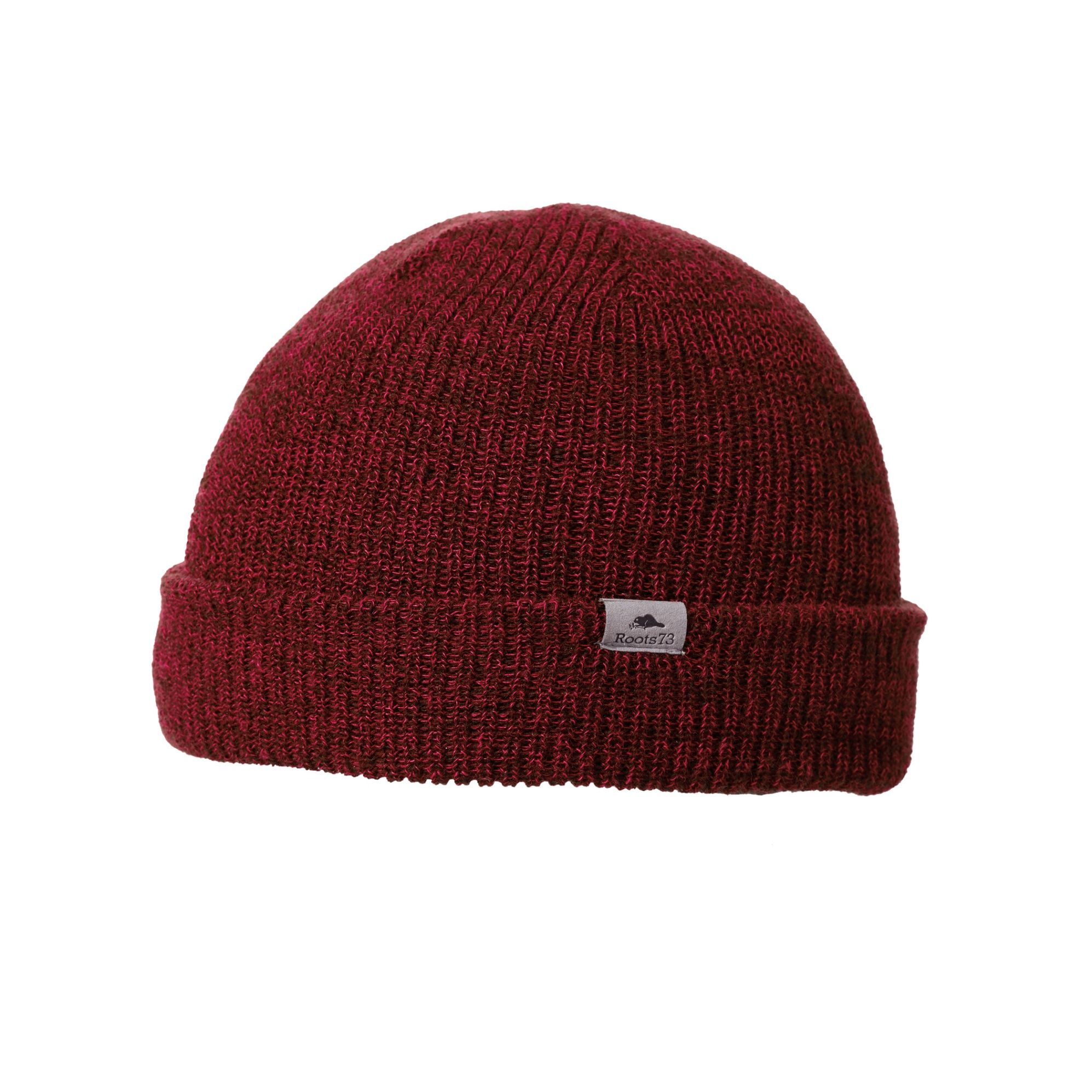 Roots73 Virden Knit Toque in Dark Red Heather