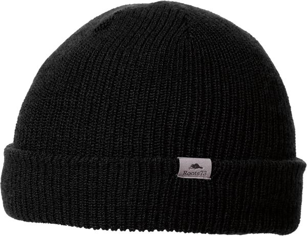 Am image of a Custom Roots73 Virden Knit Toque in Black!