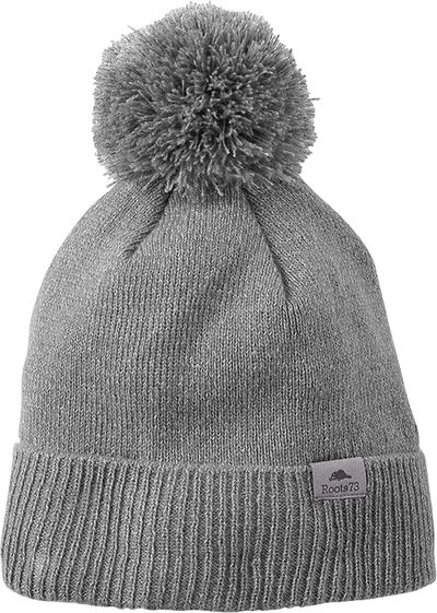 Am image of a Custom Roots73 Shelty Toque in Grey Mix!