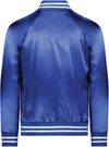 An image of a Custom Augusta Sportswear Satin Baseball Jacket in Royal/White!