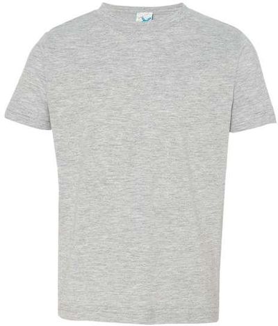 Am image of a Custom Rabbit Skins Toddler Fine Jersey Tee in Heather!