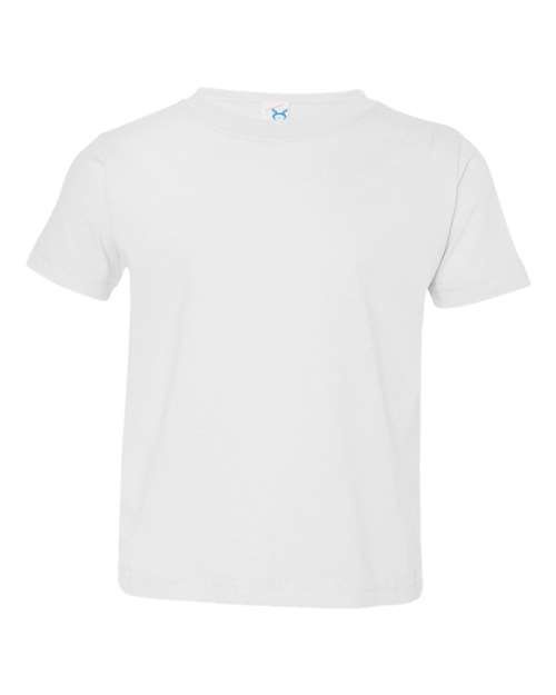 Rabbit Skins Toddler Fine Jersey Tee in White