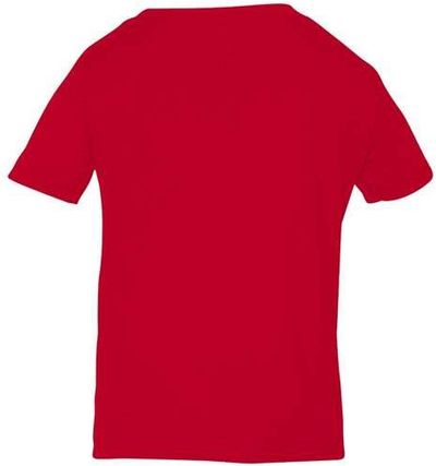 Am image of a Custom Rabbit Skins Infant Fine Jersey Tee in Red!
